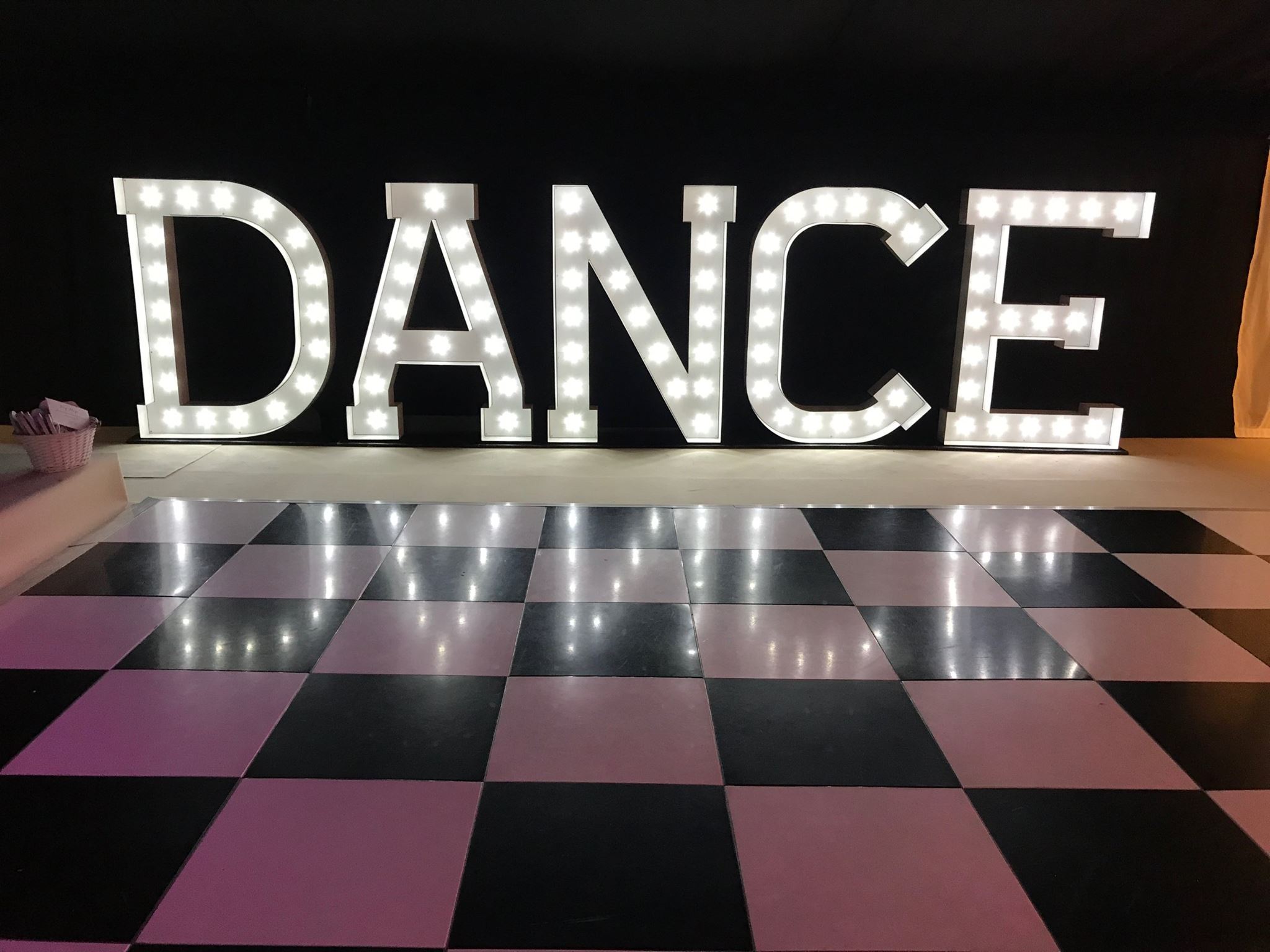 RK portable dance floor,Black & White dance floor