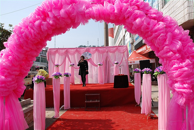 stage for wedding show