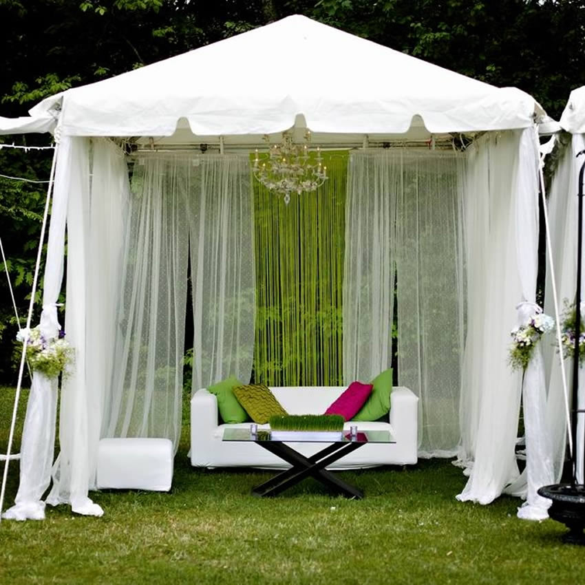 wedding square roof tent