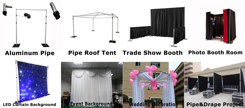 pipe an drape system