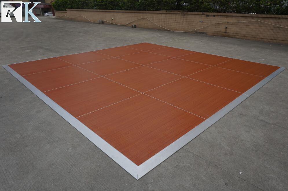 Special customized wooden color dance floor (3)