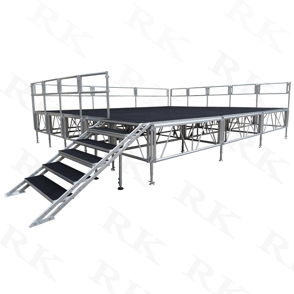 RK modular Aluminum staging for concerts