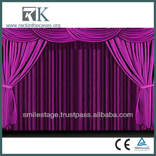 The composition of portable stage curtain system