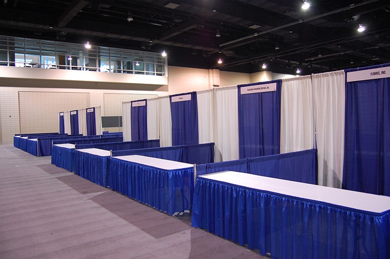 Pipe And Drape System for trade show exhibition