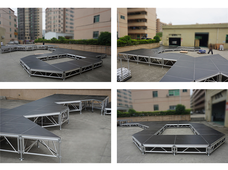 RK aluminum stage.