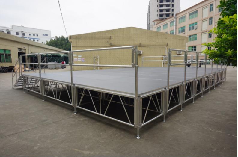 factory aluminum stage