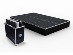 Portable stage flight case