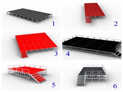 RK best quality aluminum stage for events