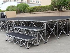 Protable stage with adjustable legs on sale