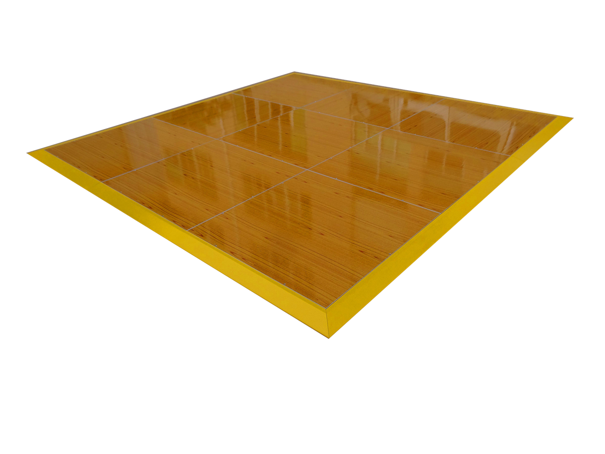 wooden grain dance floor
