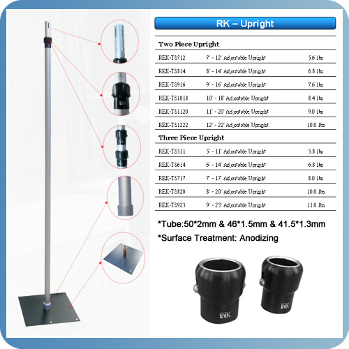 pipe and drape uprights