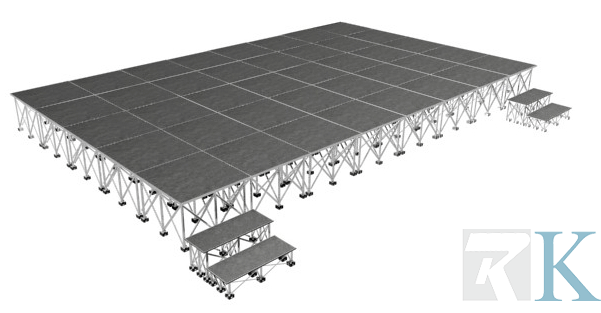 aluminum portable stage