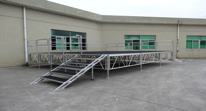 aluminum portable stage