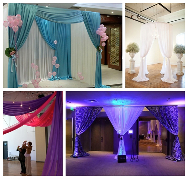 wedding tent pipe and drape 