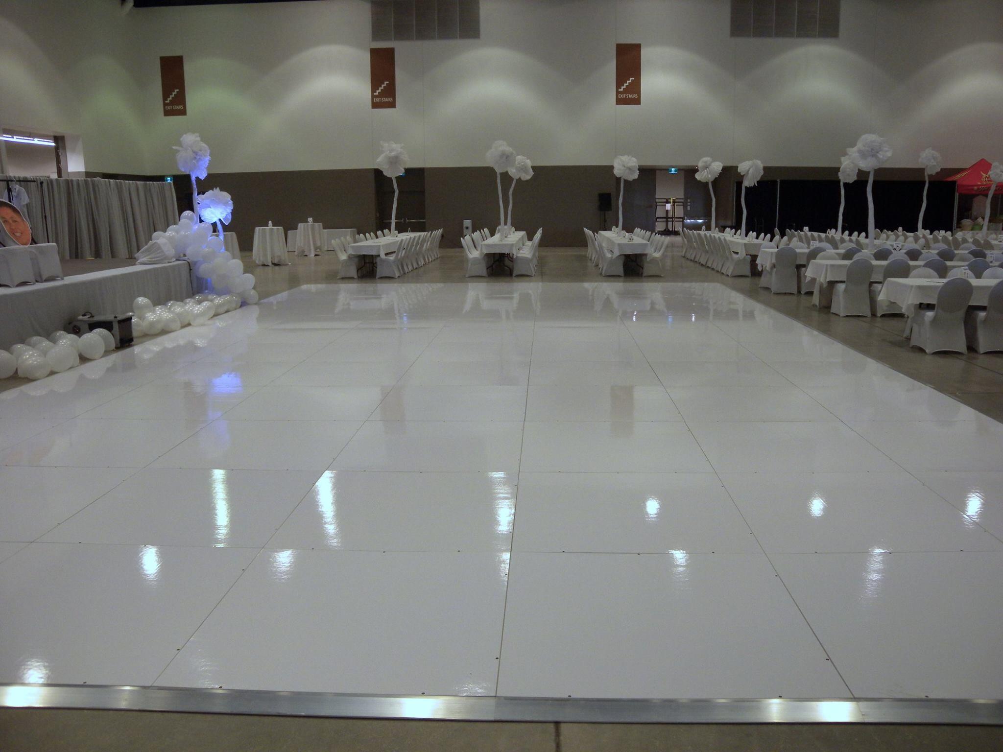 white wooden dance floors
