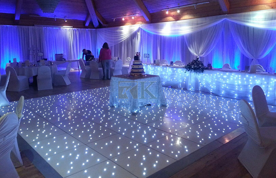 led white dance floors