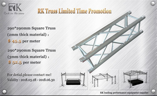2018 RK Truss Limited Time Promotion