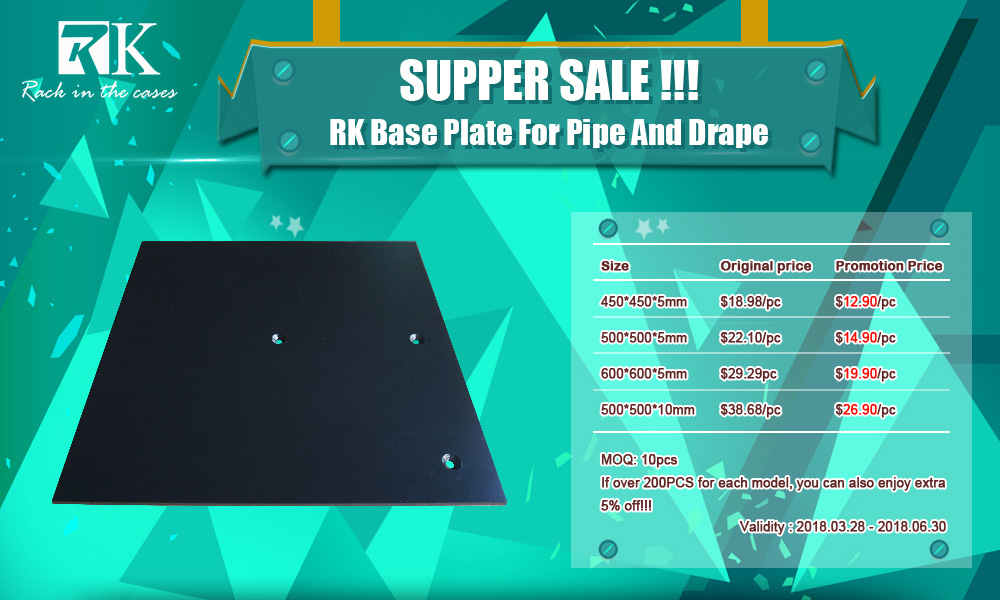 2018 RK base plate on sales promotion