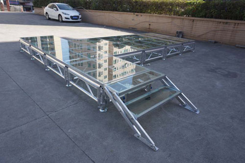 RK Glass Aluminum Stage available for events