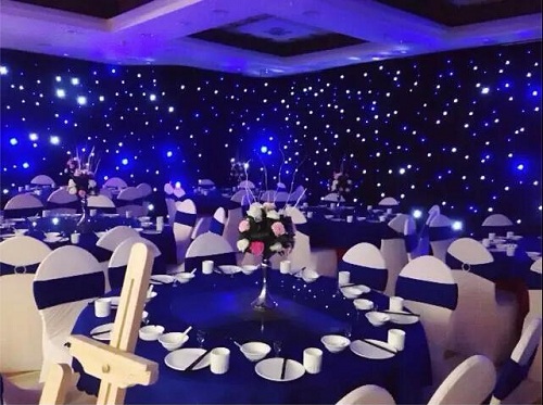 wedding lED star curtain