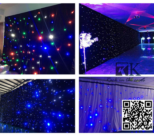 Mixed colors led curtain